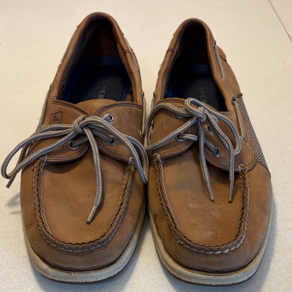 Sperry Men's Tan Leather Boat Shoes